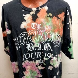 Gildan Black and Orange Short Sleeve Tee